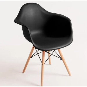 Présentation de la chaise couleur noir