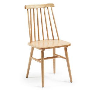 Chaise à barreaux en bois clair